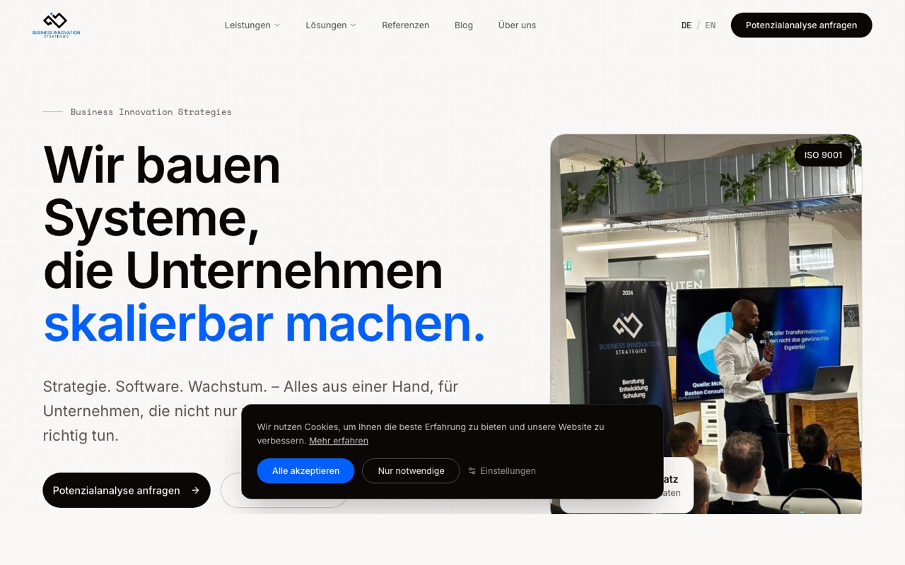 BIS Innovation – Website