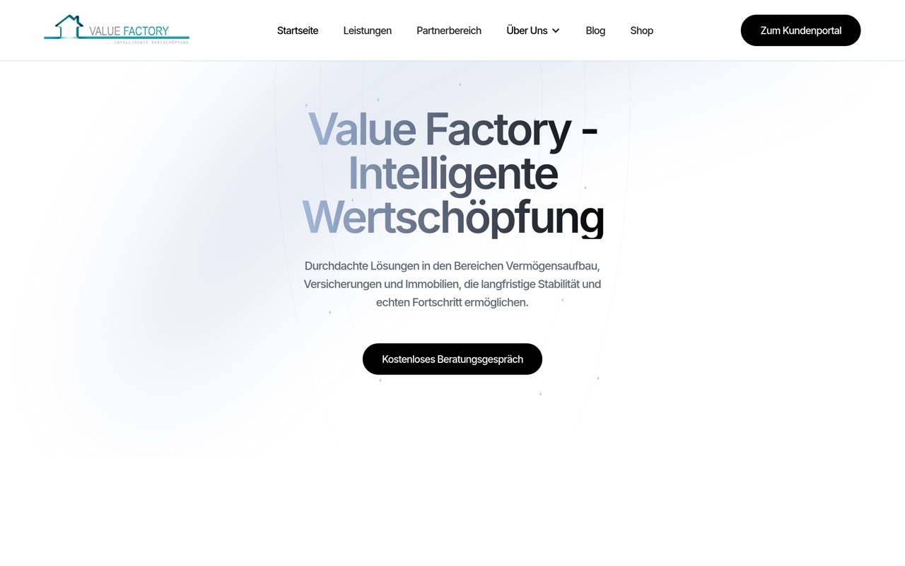 Value Factory Group – Website